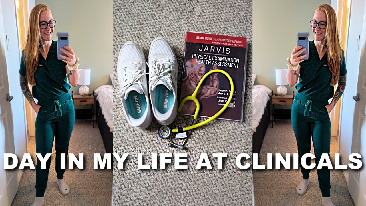 A Day in My Life at Clinicals | Nursing Student Mom Vlog