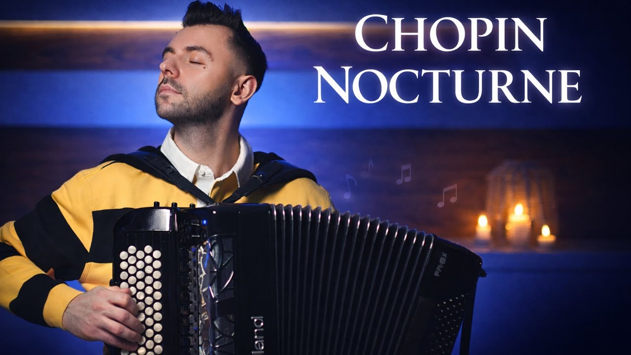 Ноктюрн Шопена Op.9 №2 – Красивое исполнение на аккордеоне | ACCORDIONMAN