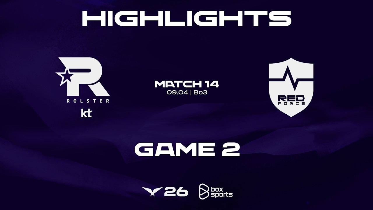 Highlights KT vs NS | Game 2 | Match 14 | LCK 2026
