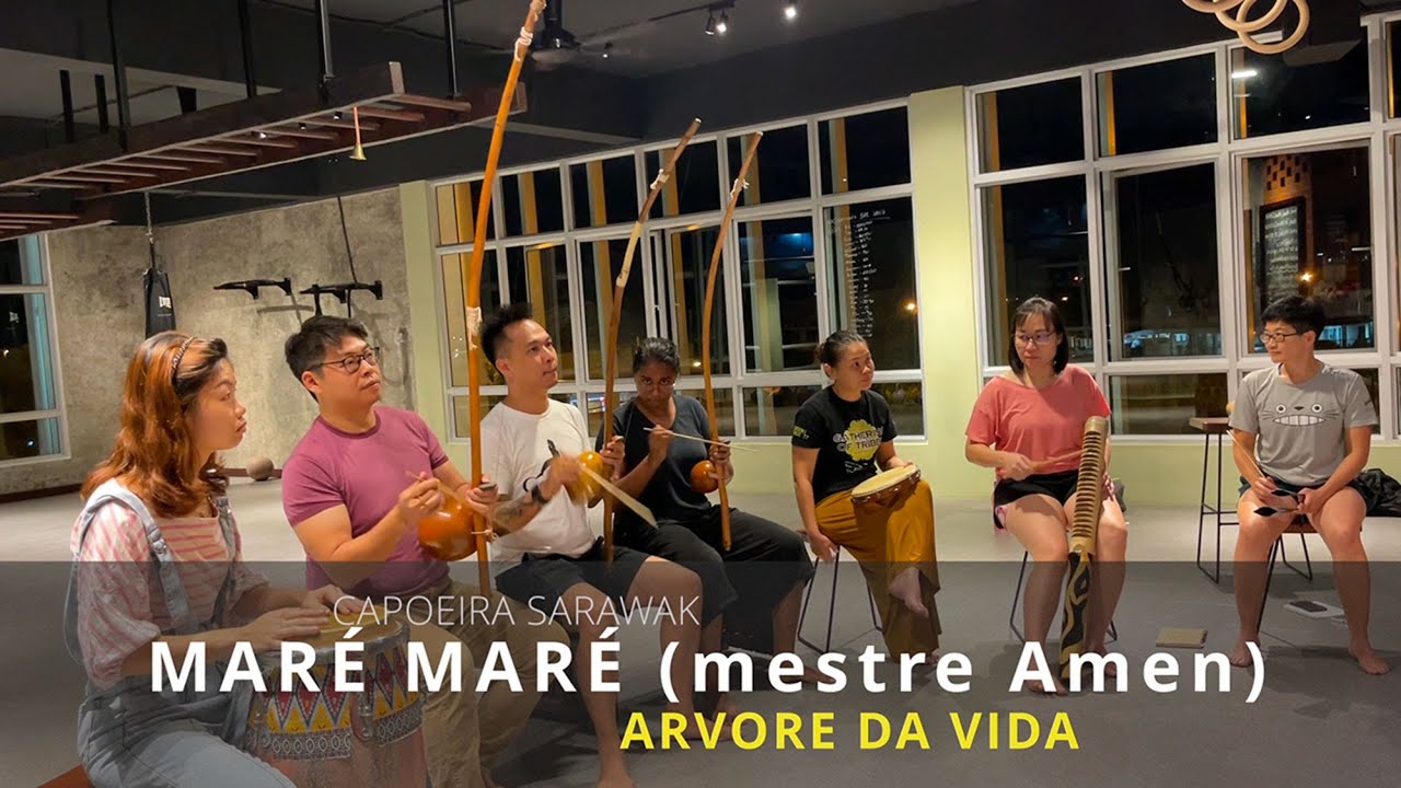 Mar&eacute; Mar&eacute; (mestre Amen, capoeira Batuque) | song cover by &Aacute;rvore da Vida | Sarawak, Borneo