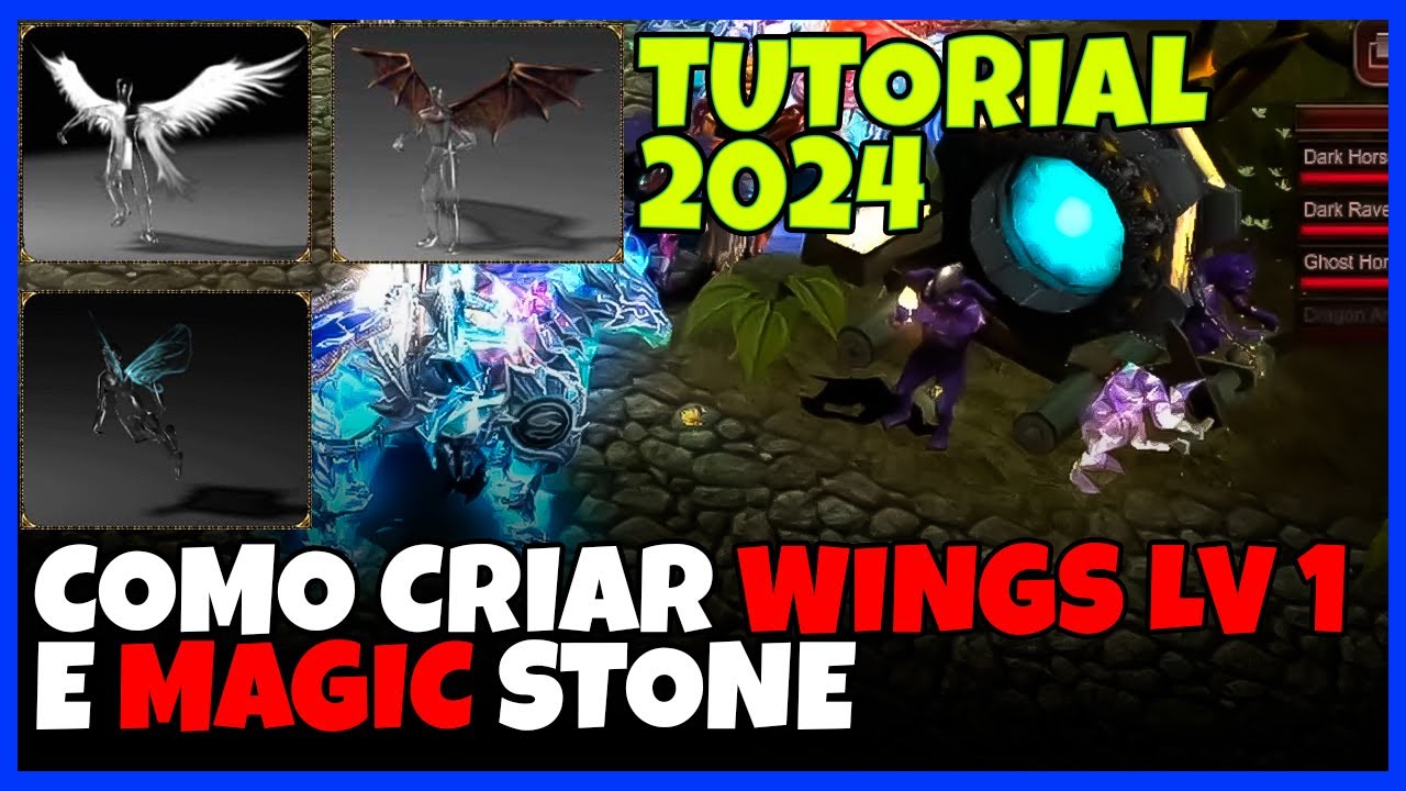 [Mu Global] COMO CRIAR ASAS LV1 E MAGIC STONE - CHAOS WEAPON - RELIQUIAS ETC
