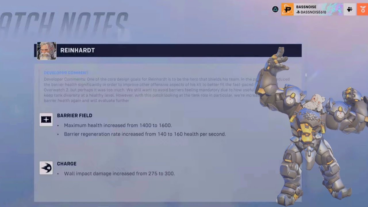 I GOT REINHARDT BUFFED | Overwatch 2 Mid Season Patch