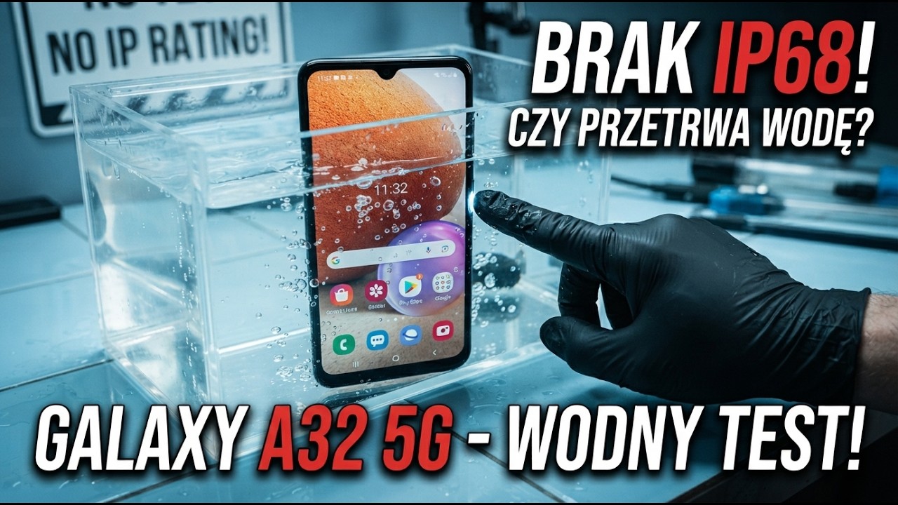 Samsung Galaxy A32 5G - test wodoodporności