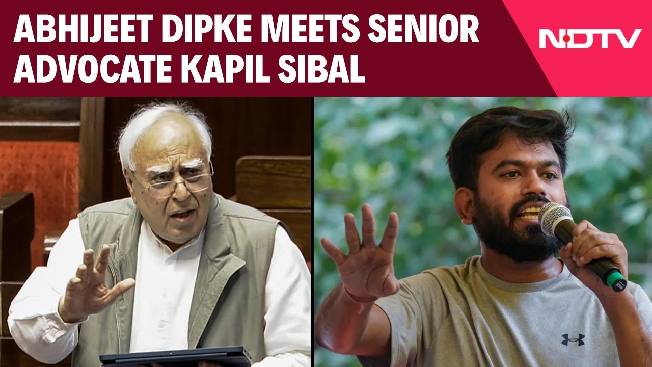 CJP Protest | Cockroach Janata Party Founder Abhijeet Dipke Meets Senior Advocate Kapil Sibal