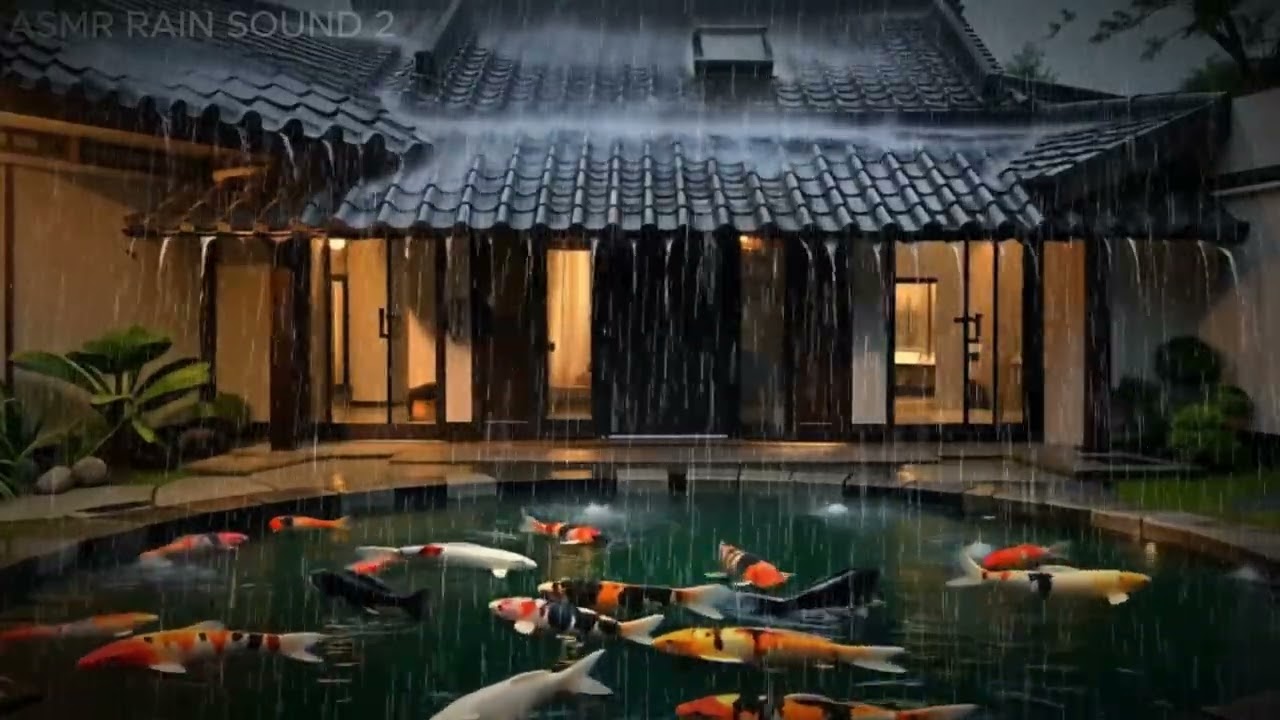 Calm in the Downpour Healing Through Rain Sounds - ASMR Relaxasi Sound Rain
