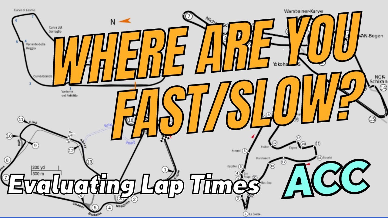 ACC: How to evaluate your lap times and consistency across the different tracks