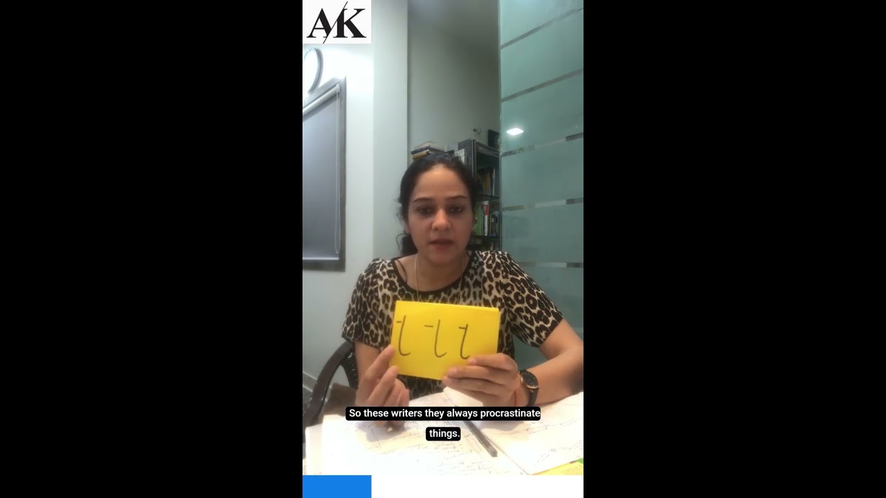 Know your 'T' Bars, Write the Right Way - Graphology