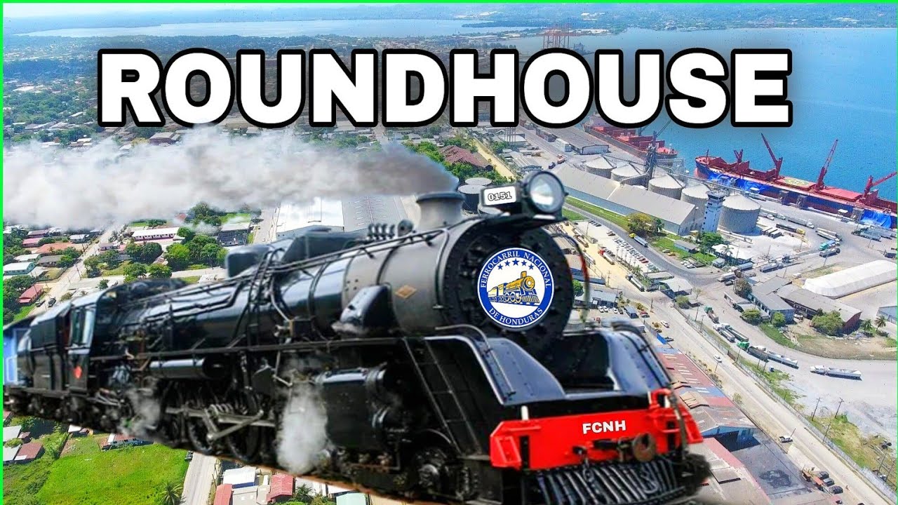 Lo que no sabias del Legendario Ferrocarril Nacional de Honduras: RoundHouse Puerto Cortes en ruinas