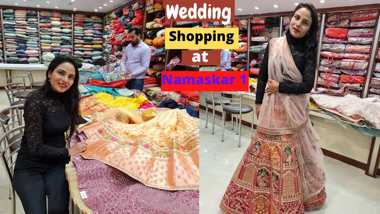 Wedding Shopping in Alambagh  | Bridal Lehenga, Gawn,Saree Shopping at NAMASKAR 1 Alambagh Lucknow