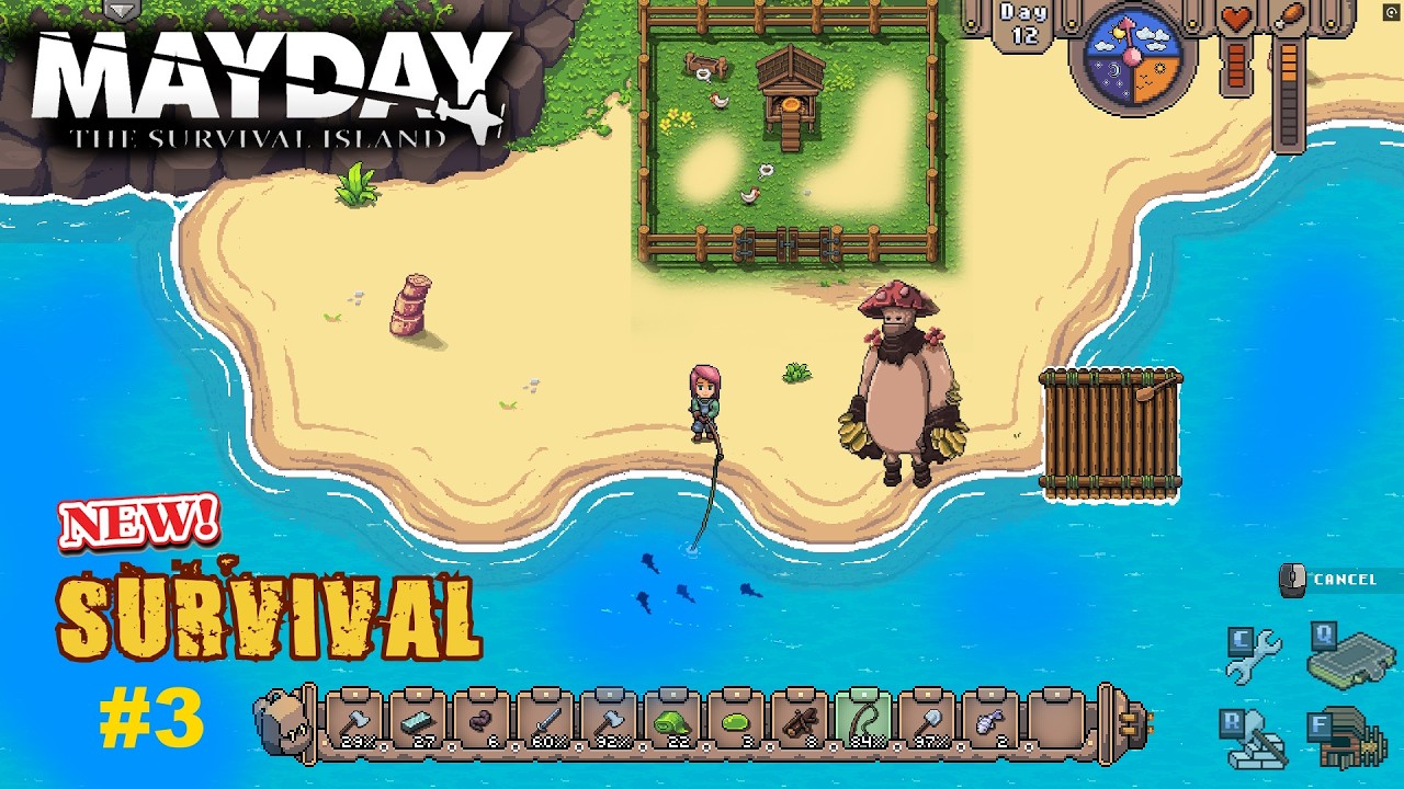 Mayday: The Survival Island ✅#3 Курятник/Рыбалка/Болотный монстр✅ ПК Steam ✅ Релиз:2026