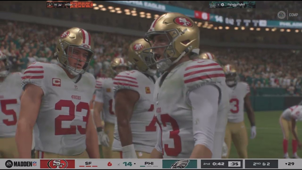 Madden 26 EAGLES vs 49ers