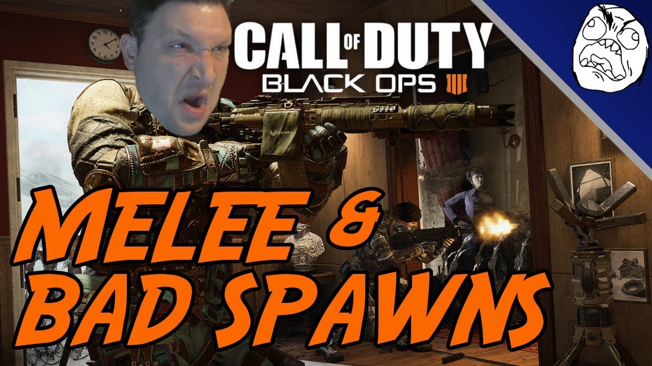 Call of Duty Black Ops 4 Multiplayer Rage Montage: Angry At Melee & Bad Spawns