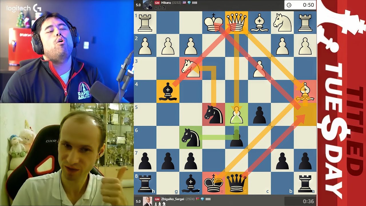 Это было ЭПИЧНО! Хикару Накамура - Сергей Жигалко
