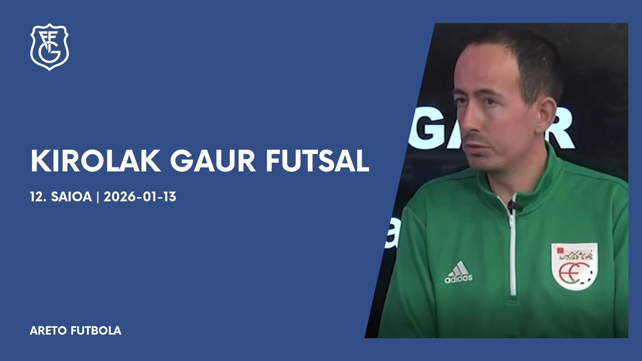 Kirolak Gaur Futsal I Mikel Narciso, Seleccionador de Euskadi de Cadetes