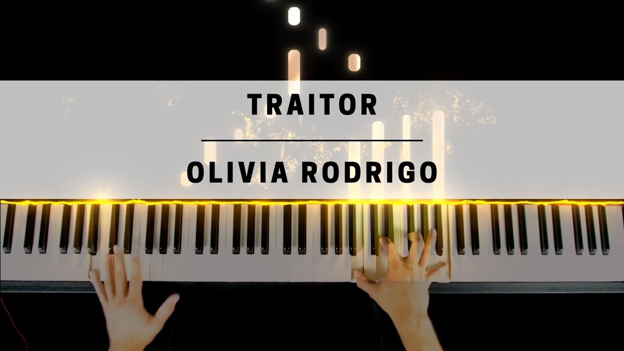 Olivia Rodrigo - traitor | Tutorial of my Piano Arrangement + Sheet Music