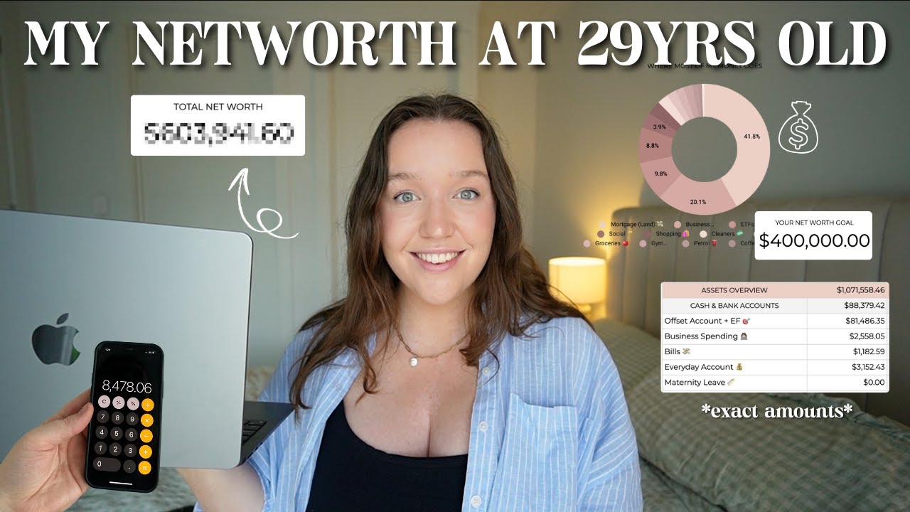 How Much I Have Saved, Invested + Total Debt at 29 Years Old 💰 *exact amounts* (MY NETWORTH) 📈