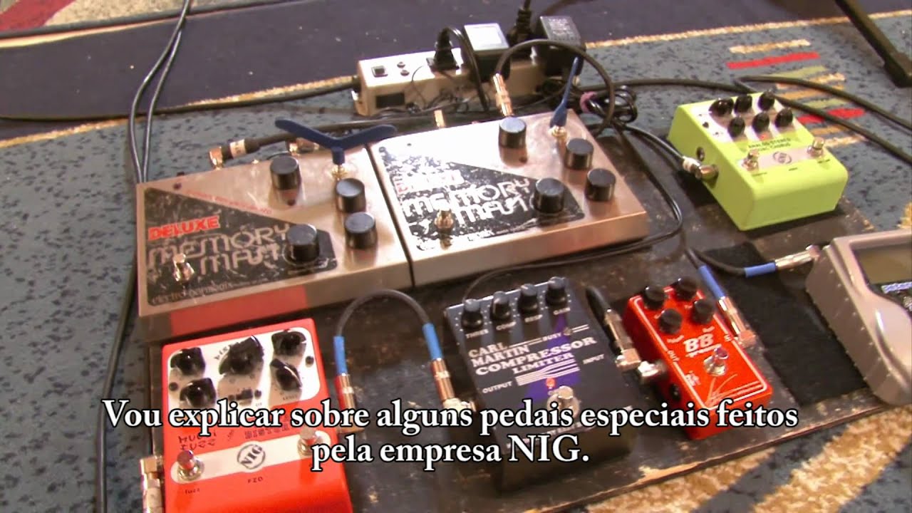 Andy Timmons Demo Pedal NIG Vintage Distortion Multi Fuzz LEGENDADO
