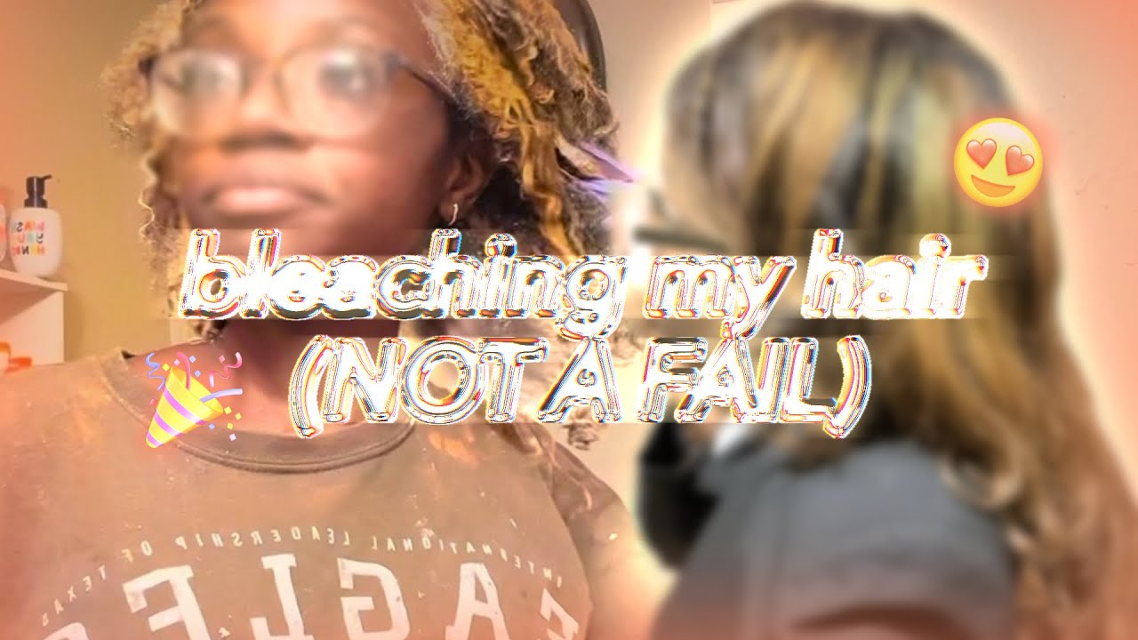 Brad Mondo don’t be mad at me .. (Bleaching my virgin (?) hair)