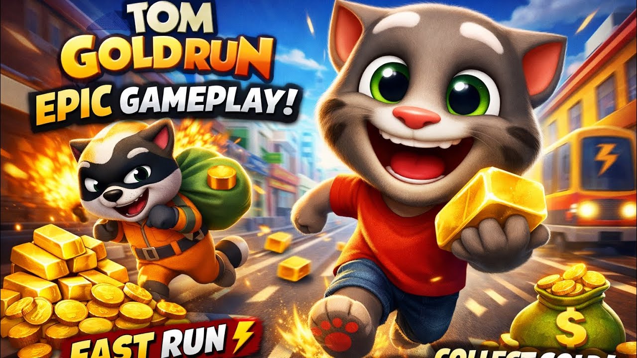 👉 Tom Gold Run Gameplay 😍 | Fast Run and Gold Collection #shorts #gameplay #trending 