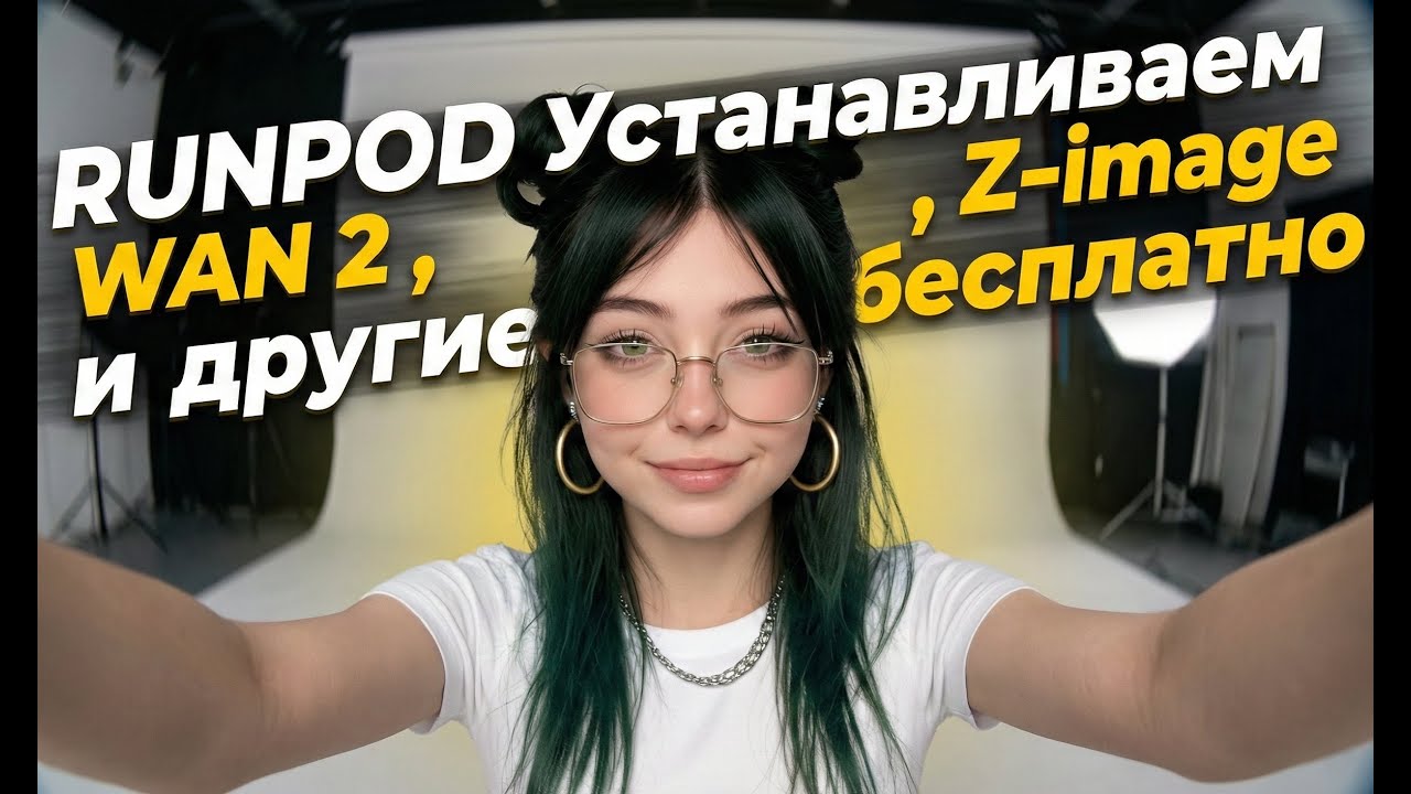 RunPod - Устанавливаем WAN 2.2 и Z-image бесплатно за 10 минут!