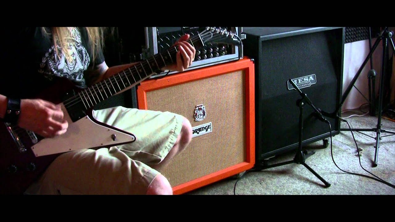 THE SIXPOUNDER - test kolumn 4x12 Mesa Boogie / David Laboga / Orange