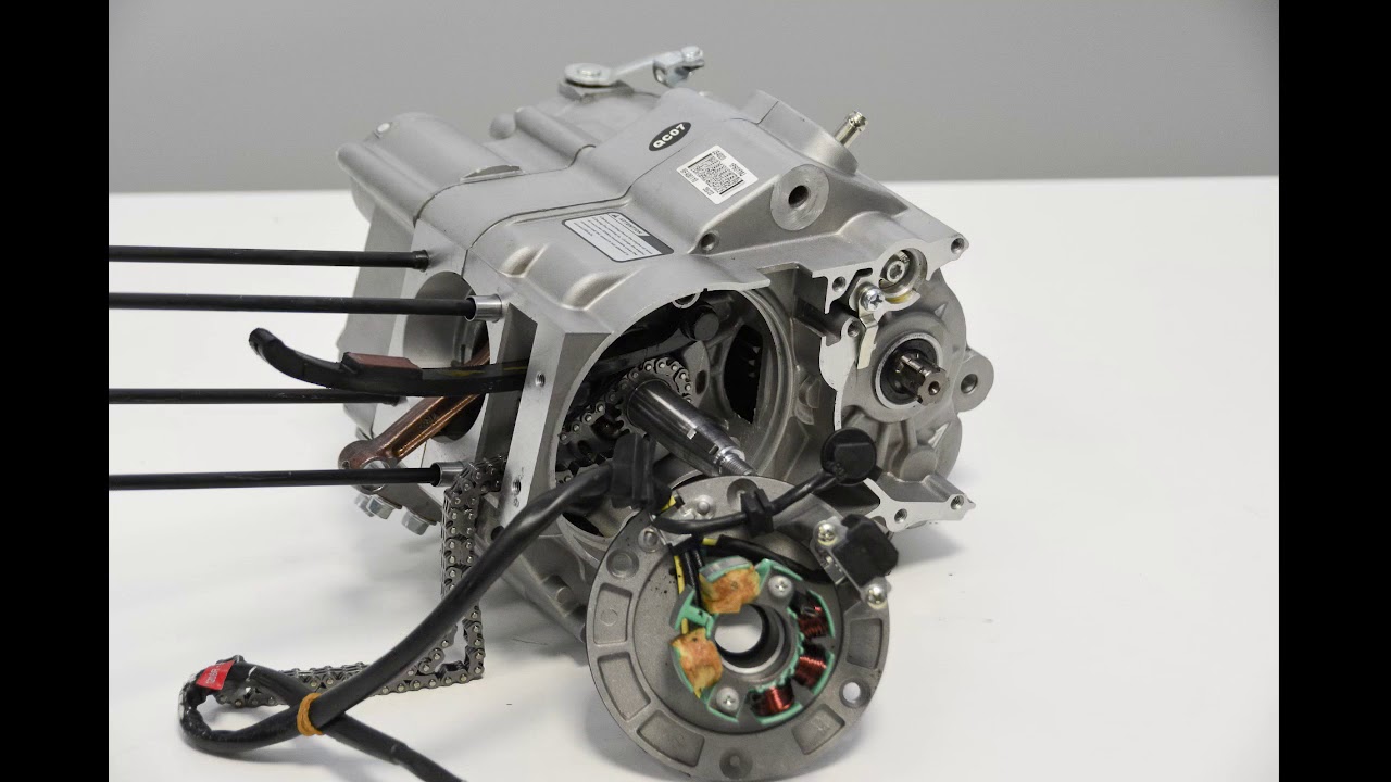 4 stroke engine YCF stop motion