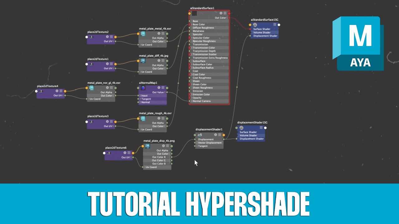 Aprende a Conectar Nodos y Texturas en Maya