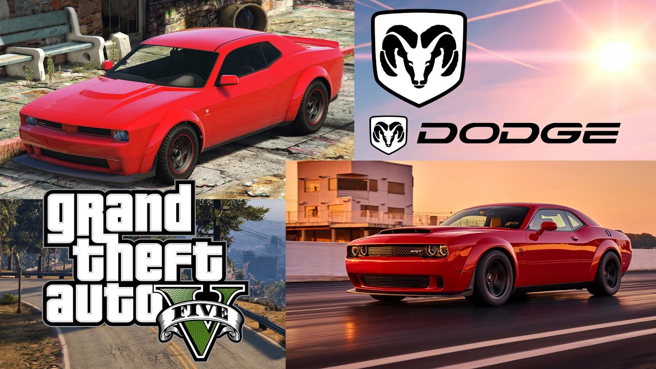 GTA V Cars In Real Life | Dodge Cars