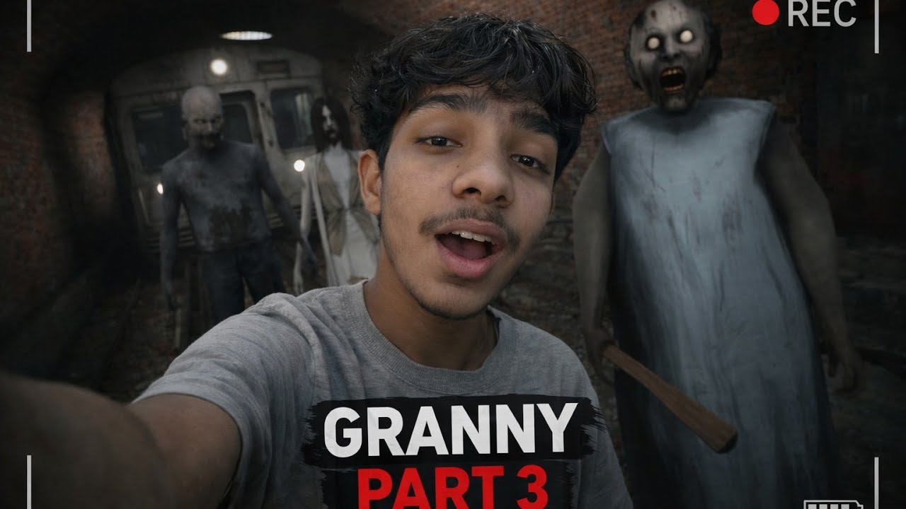 TRAIN SCAPE FROM GRANNY CHAPTER 3 🥵🥶TARGETS  1000 SUBSCRIBE TO MY CHANNEL