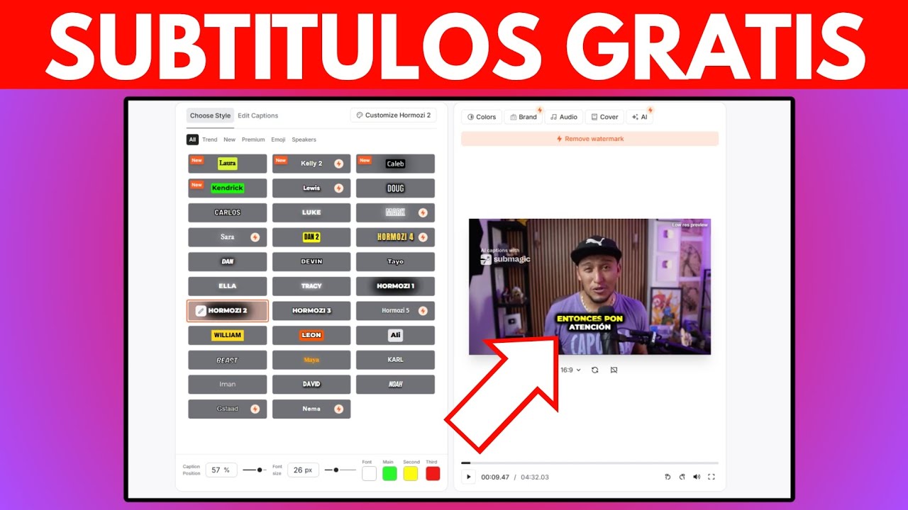 Como Poner SUBT&Iacute;TULOS a tus VIDEOS Autom&aacute;ticos GRATIS ✅️