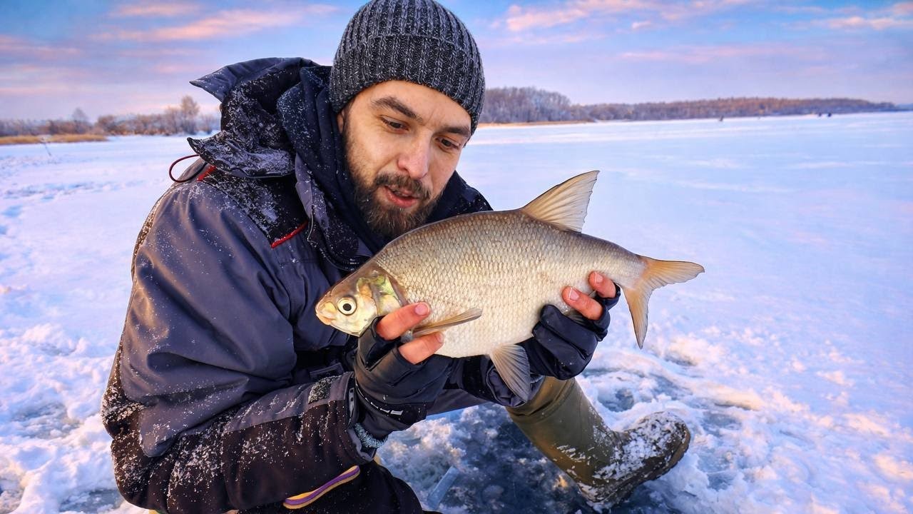 ЛОВЛЯ ЛЕЩА НА РУЗСКОМ ВОДОХРАНИЛИЩЕ | Зимняя рыбалка