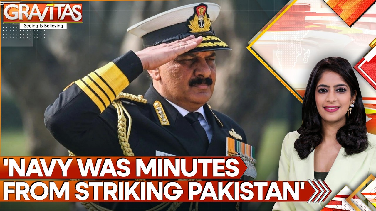 Indian Navy Chief: India Minutes From Sea Strike On Pak During Operation Sindoor | GRAVITAS