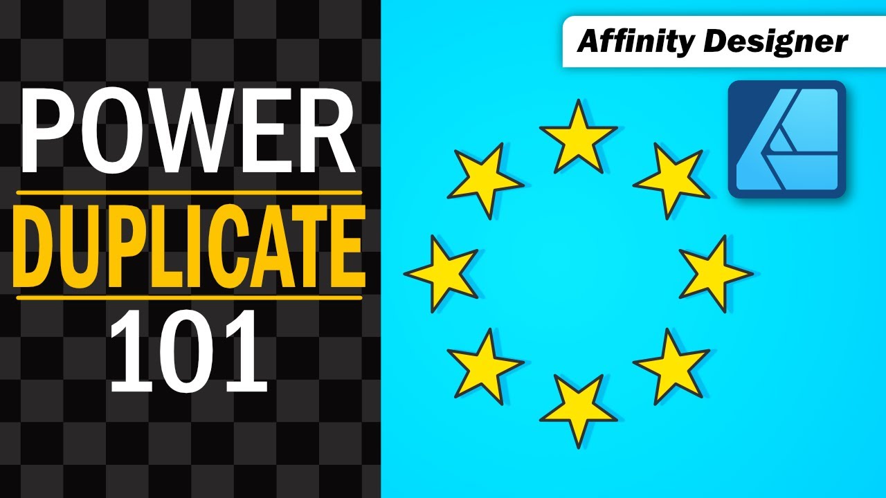 Power Duplicate и Quick Grids — Учебное пособие по Affinity Designer
