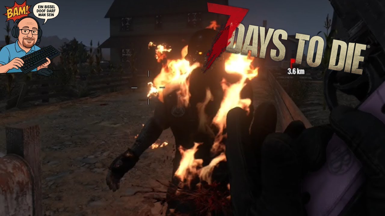Part 057 Hexenkessel Wüste dem sicheren Tod von der Schippe gesprungen in #7 Days to DIE V2.5