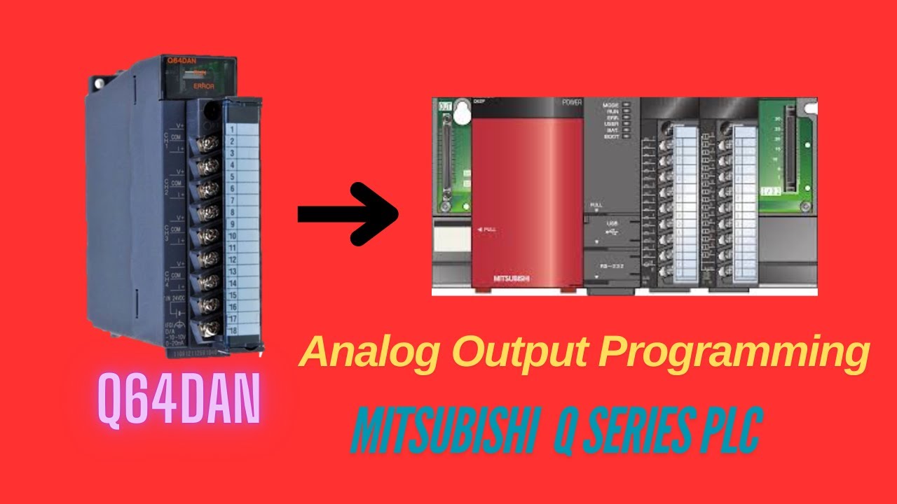 Mitsubishi PLC Analog Output Programming