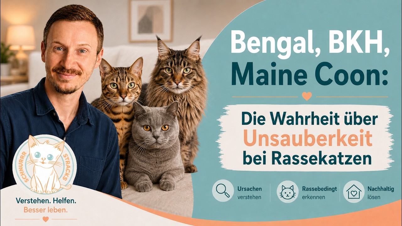Rassekatze pinkelt? Was bei Bengal, BKH & Maine Coon z&auml;hlt