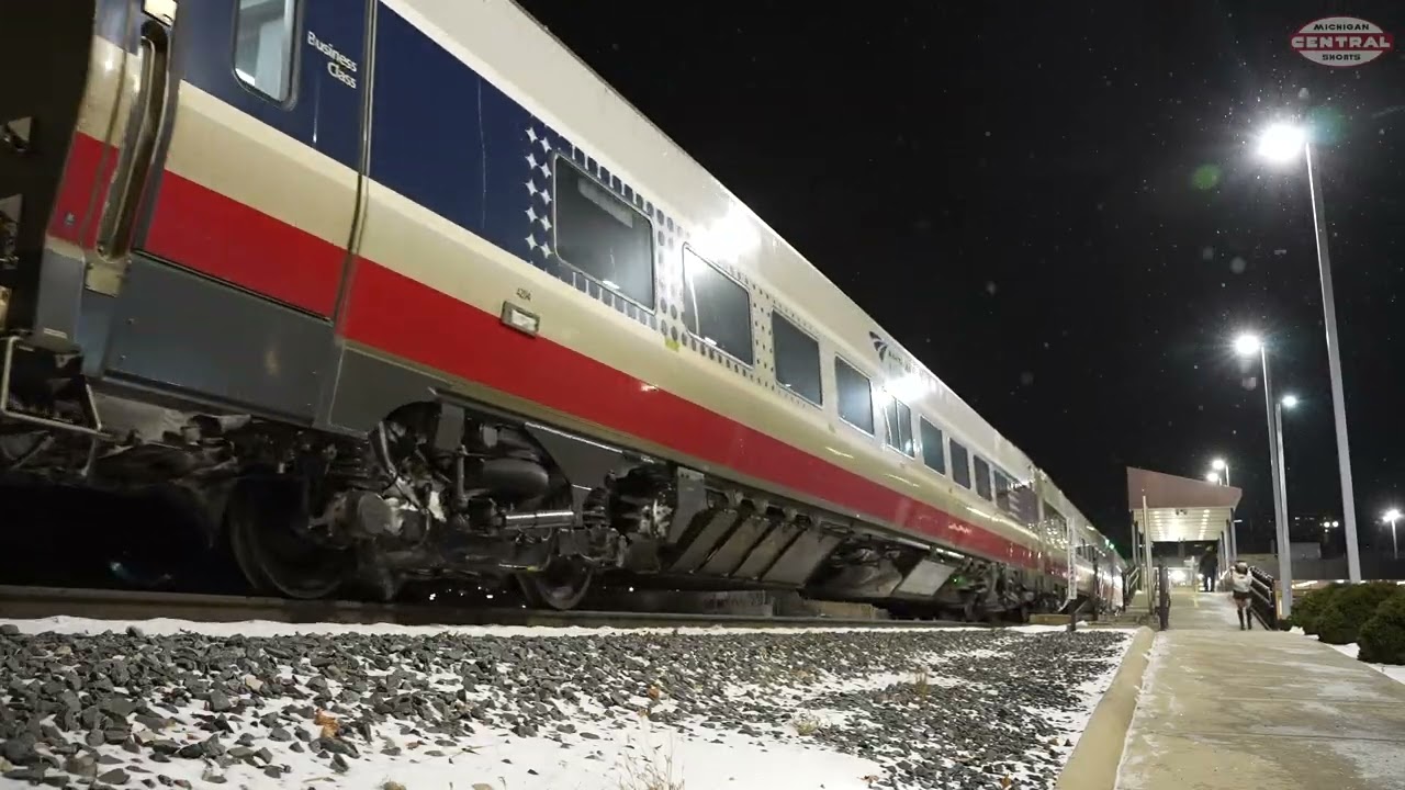 Amtrak Wolverine Trains at Ann Arbor
