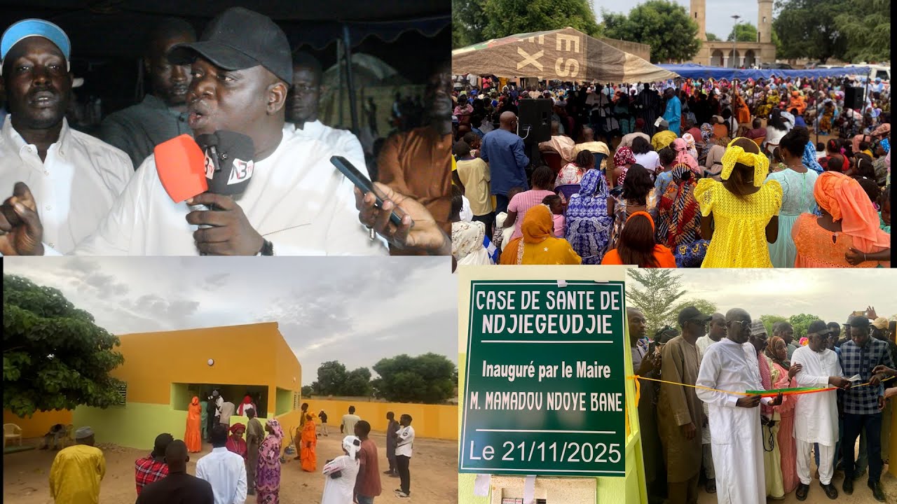 Pire : Inauguration case de sante de Ndieguedj par Le Maire Ndoye Bane