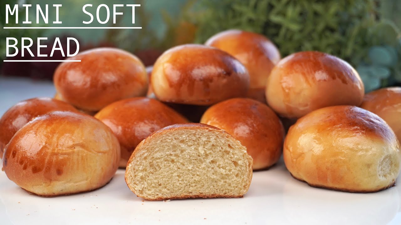 Mini Soft Bread Rolls 🥖 Easy Homemade Recipe (ASMR)