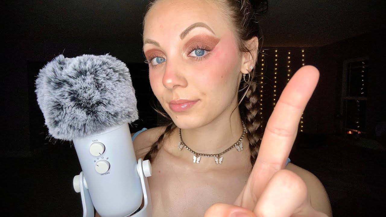 ASMR || Fluffy Mic Scratching With Up-Close Whispering! (Mouth Sounds) 👄