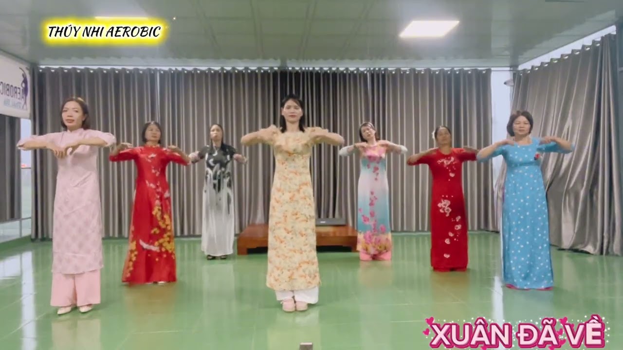 EO SAU-XUÂN ĐÃ VỀ-EO THON DÁNG XINH- 🌸‼️‼️ THÚY NHI AEROBIC 