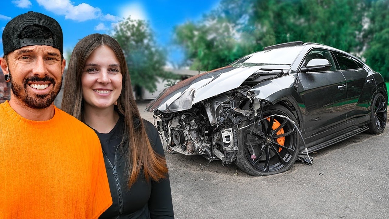 COMPRÉ UN LAMBORGHINI URUS DESTRUIDO PARA MI NOVIA