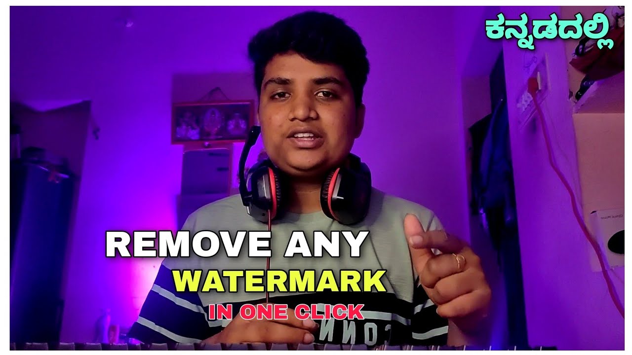 REMOVE WATERMARKS FROM THE PHOTO AND VIDEO | KANNADA