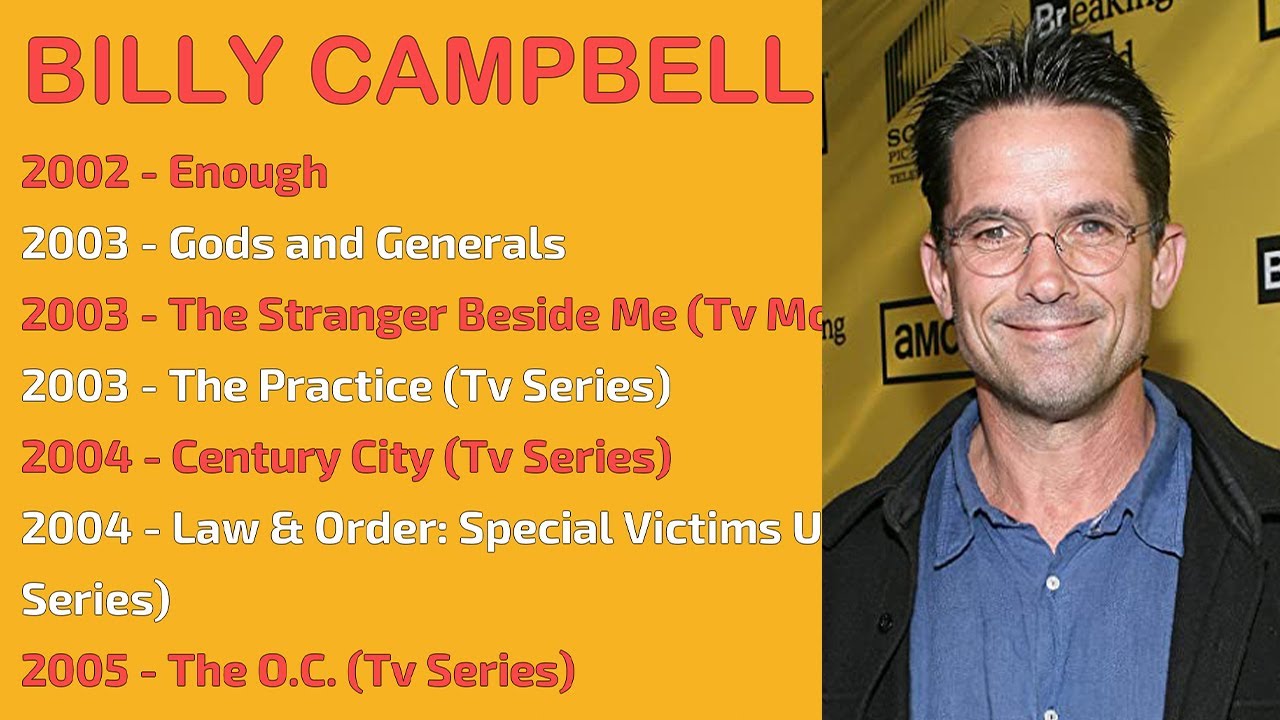 BILLY CAMPBELL MOVIES LIST