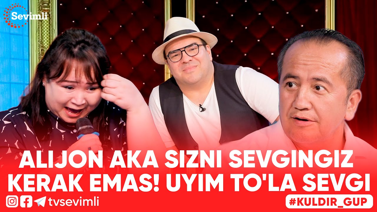 KULDUR GUP -ALIJON AKA SIZNI SEVGINGIZ KERAK EMAS! UYIM TO'LA SEVGIA