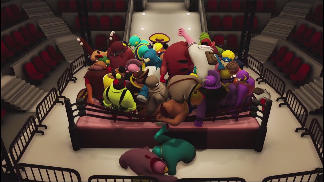 Gang Beasts but we're Running from an Angry Mob... | #2