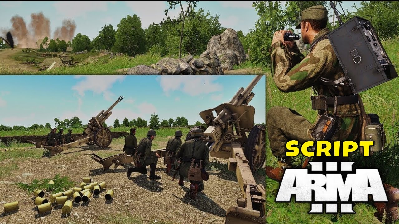 Используйте передового наблюдателя ИИ в сценариях Arma 3, чтобы вызывать артиллерию на врагов!