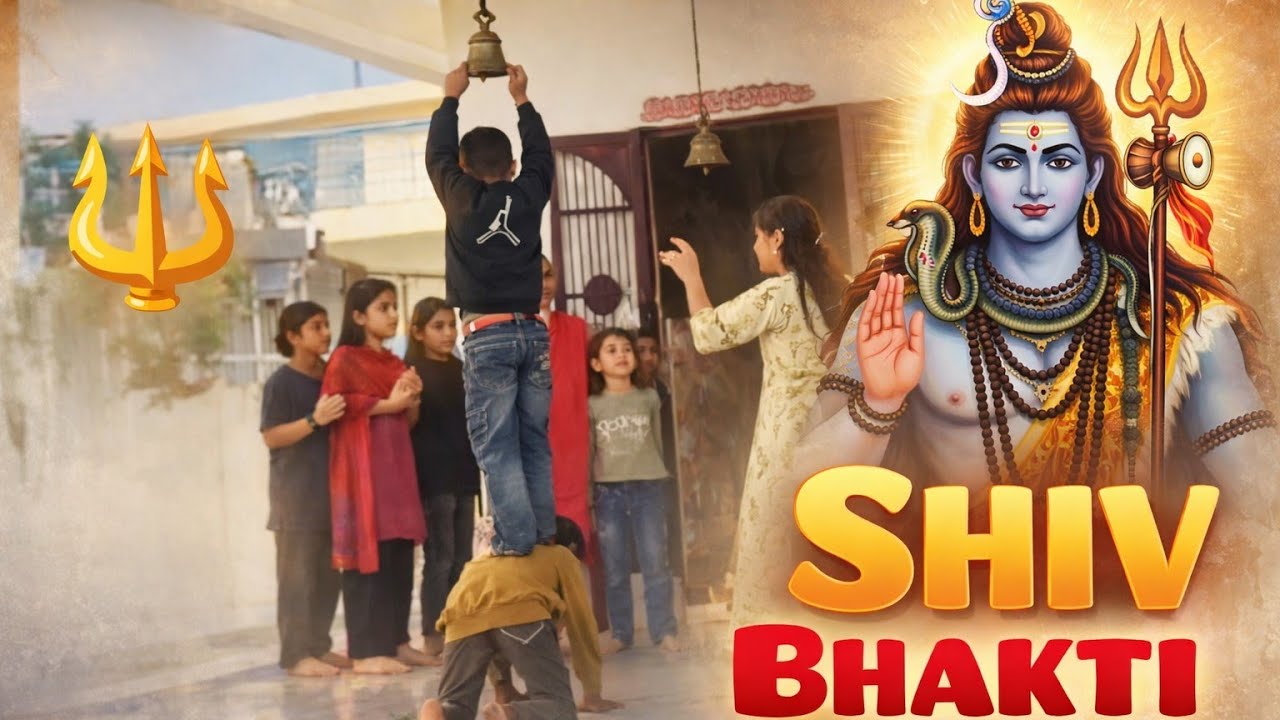 Har Har Mahadev 🙏 | Bacchon Ki Sachi Shiv Bhakti ❤️ | Mandir Special Vlog
