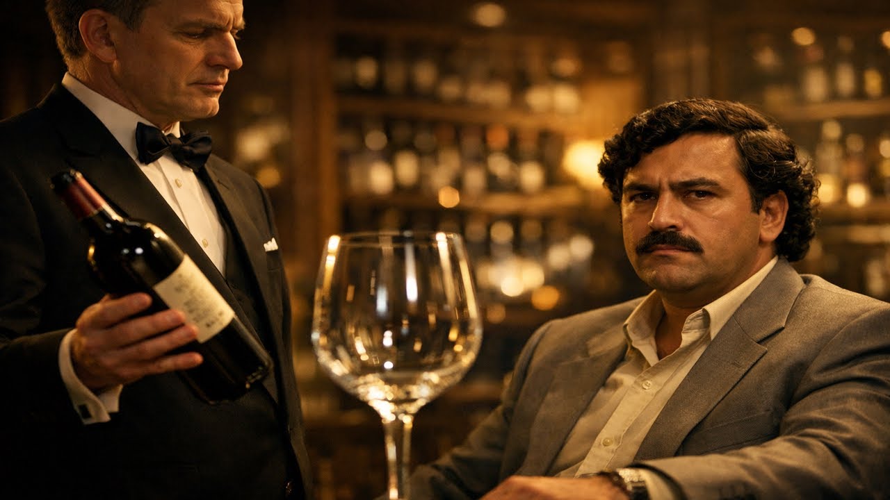 “Este vino no es para usted” dijo el SOMMELIER a Escobar… selló su destino.