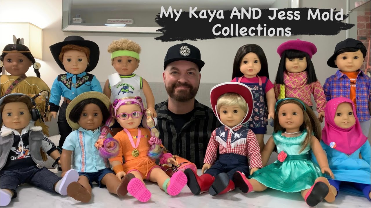 All My American Girl Kaya AND Jess Mold Dolls